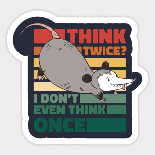 Silly possum Sticker